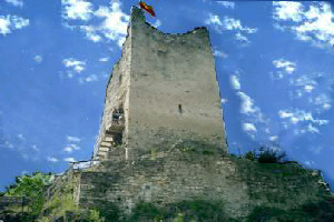 Turm von der Burgruine Leonberg